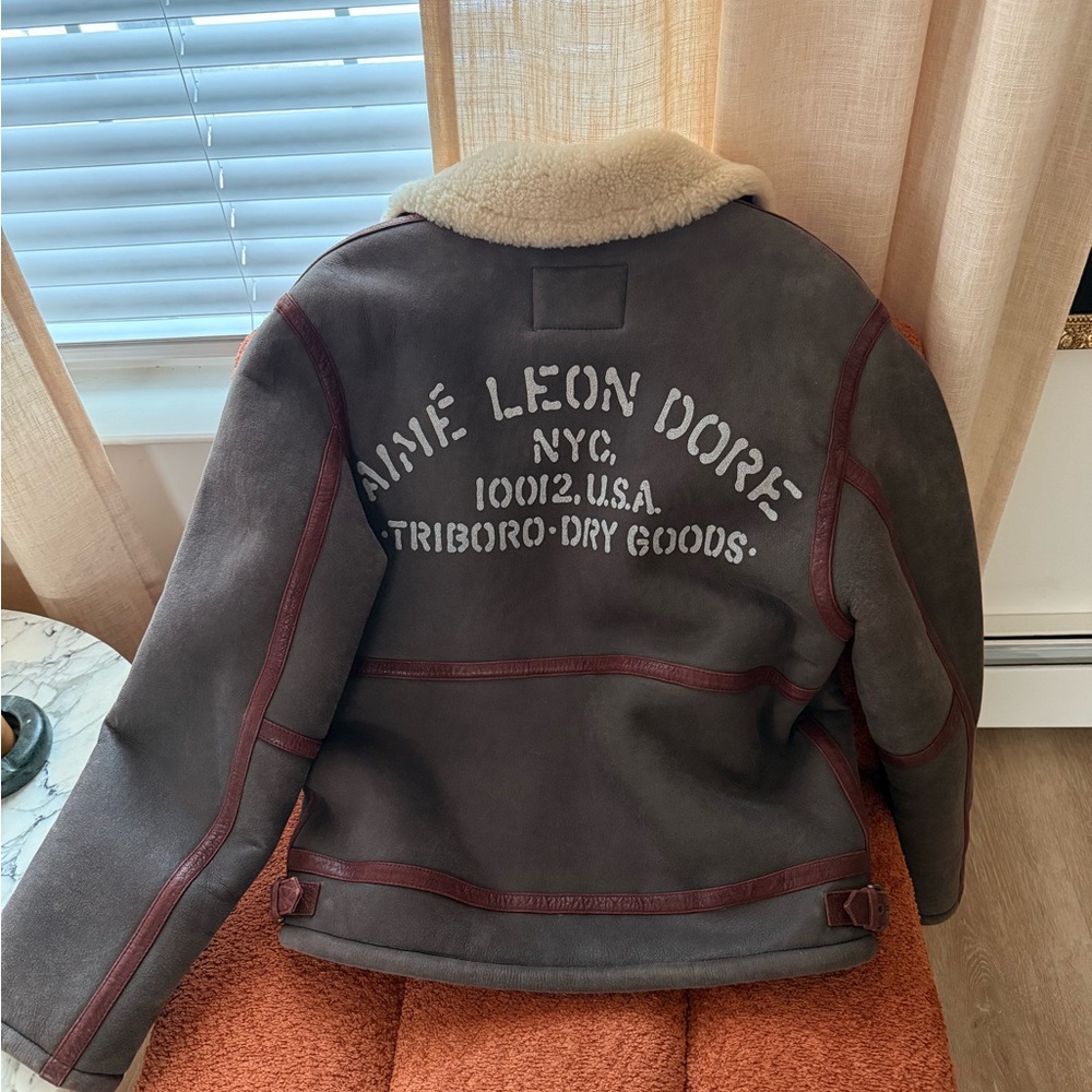 Aime Leon Dore Printed shearling jacket - Picture 4 of 9